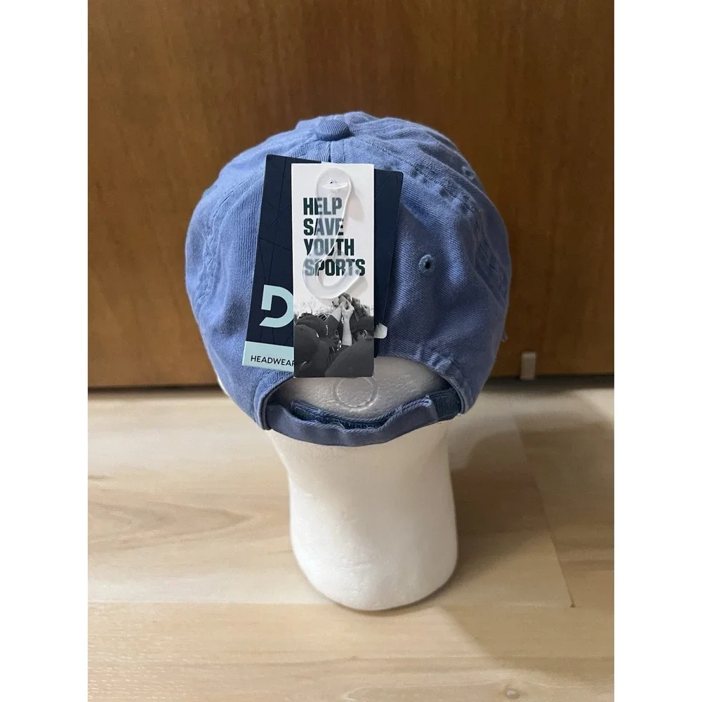 NWT DSG Girls Blue Washed Cotton Baseball Hat One Size Youth Kids‎